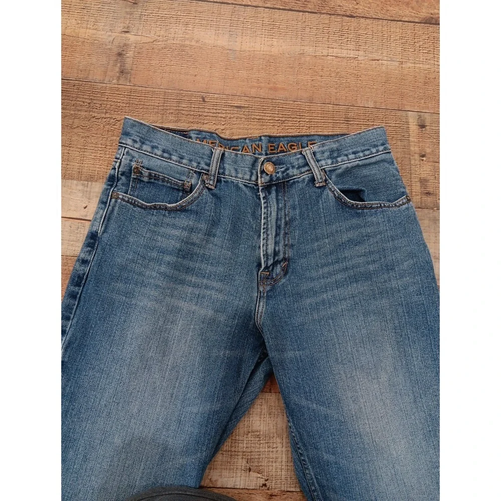 Men's American Eagle Bootcut Jean Medium wash Sz 32‎ (2382)